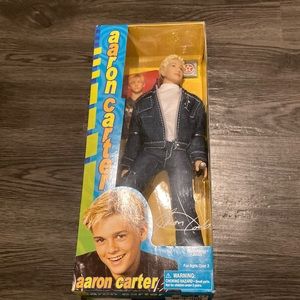 Aaron Carter NWT Play Along Barbie Doll unopened new in box action figure